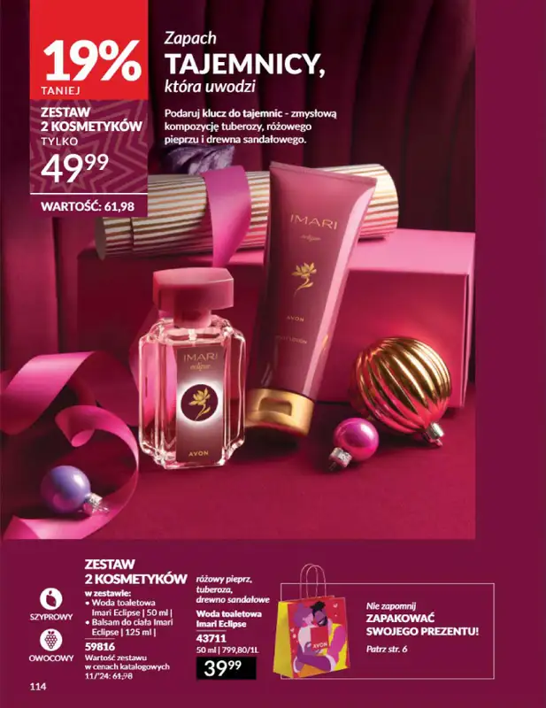 AVON - gazetka promocyjna Katalog listopad 2024 od czwartku 31.10 do soboty 30.11 - strona 114