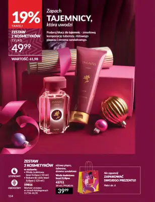 AVON - gazetka promocyjna Katalog listopad 2024 od czwartku 31.10 do soboty 30.11 - strona 114 AVON - gazetka promocyjna Katalog listopad 2024 od czwartku 31.10 do soboty 30.11 - strona 114
