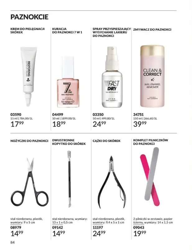 AVON - gazetka promocyjna Katalog listopad 2024 od czwartku 31.10 do soboty 30.11 - strona 84