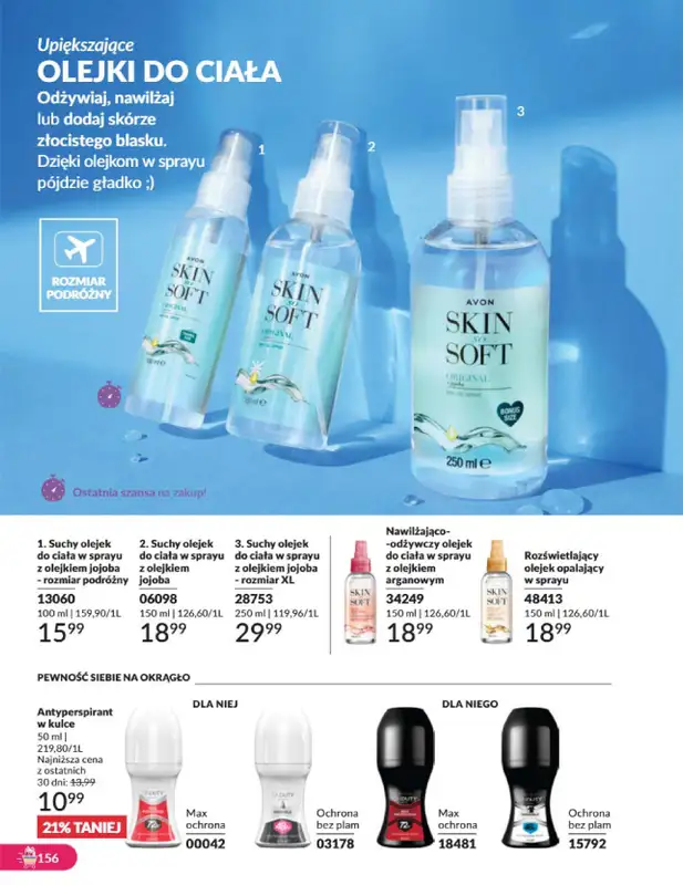 AVON - gazetka promocyjna Katalog listopad 2024 od czwartku 31.10 do soboty 30.11 - strona 156