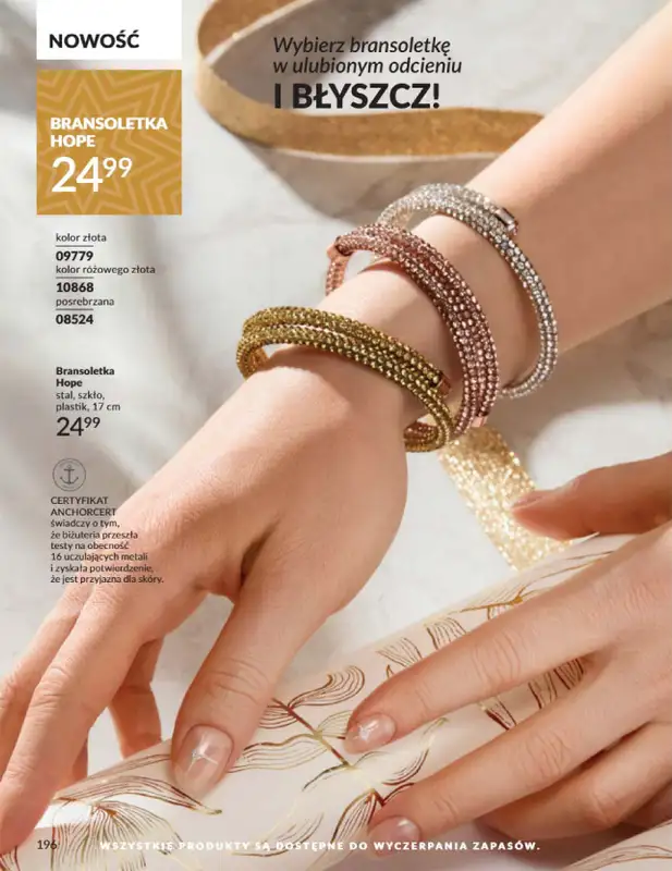 AVON - gazetka promocyjna Katalog listopad 2024 od czwartku 31.10 do soboty 30.11 - strona 196