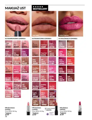 AVON - gazetka promocyjna Katalog listopad 2024 od czwartku 31.10 do soboty 30.11 - strona 78 AVON - gazetka promocyjna Katalog listopad 2024 od czwartku 31.10 do soboty 30.11 - strona 78