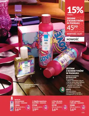 AVON - gazetka promocyjna Katalog listopad 2024 od czwartku 31.10 do soboty 30.11 - strona 173 AVON - gazetka promocyjna Katalog listopad 2024 od czwartku 31.10 do soboty 30.11 - strona 173