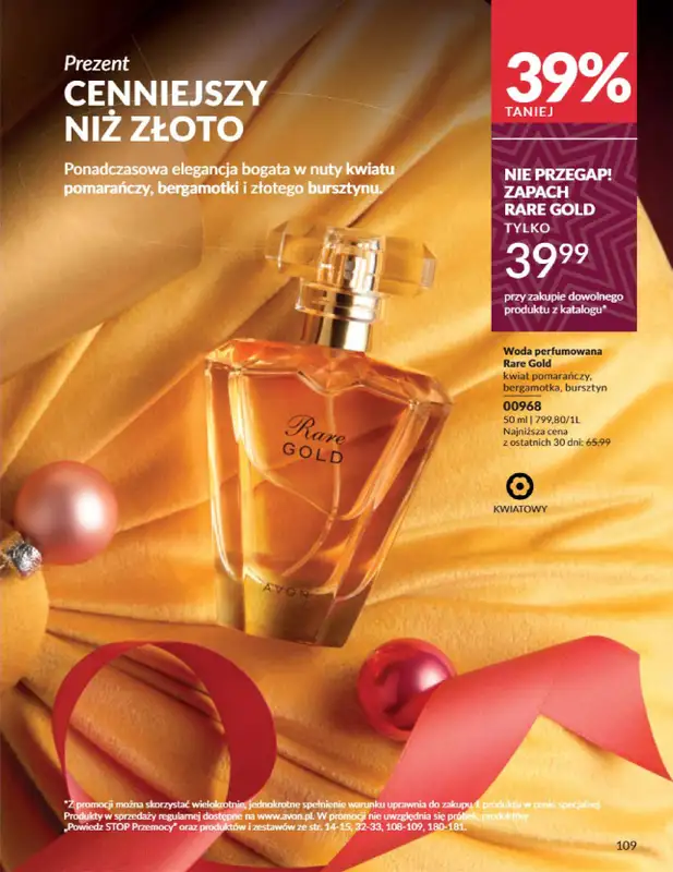 AVON - gazetka promocyjna Katalog listopad 2024 od czwartku 31.10 do soboty 30.11 - strona 109