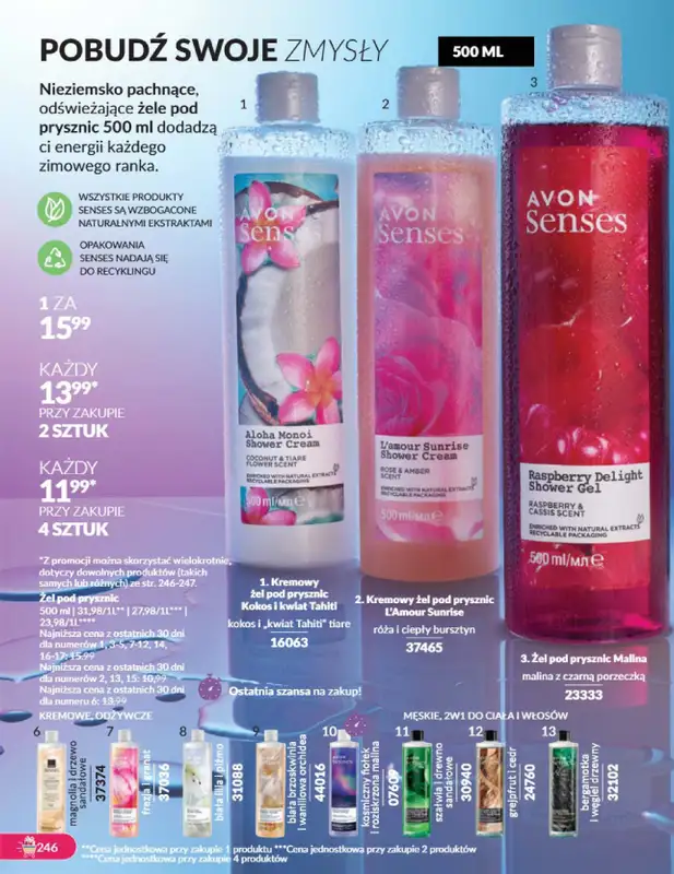 AVON - gazetka promocyjna Katalog listopad 2024 od czwartku 31.10 do soboty 30.11 - strona 246