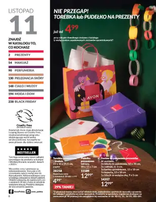 AVON - gazetka promocyjna Katalog listopad 2024 od czwartku 31.10 do soboty 30.11 - strona 6 AVON - gazetka promocyjna Katalog listopad 2024 od czwartku 31.10 do soboty 30.11 - strona 6