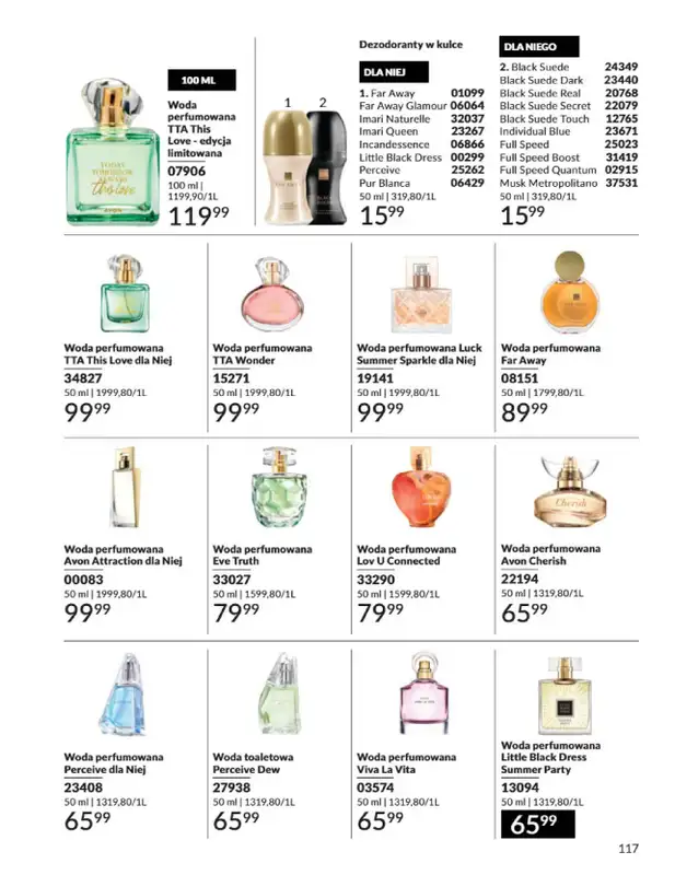 AVON - gazetka promocyjna Katalog listopad 2024 od czwartku 31.10 do soboty 30.11 - strona 117