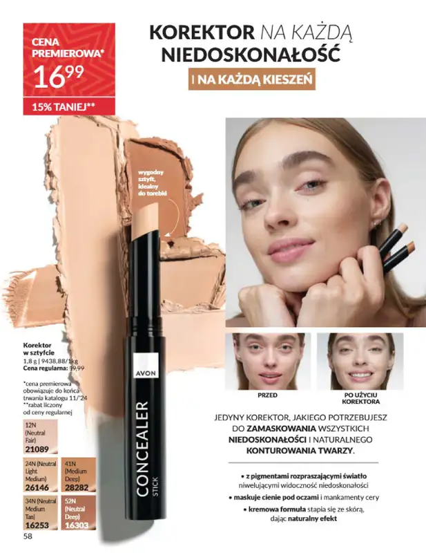 AVON - gazetka promocyjna Katalog listopad 2024 od czwartku 31.10 do soboty 30.11 - strona 58