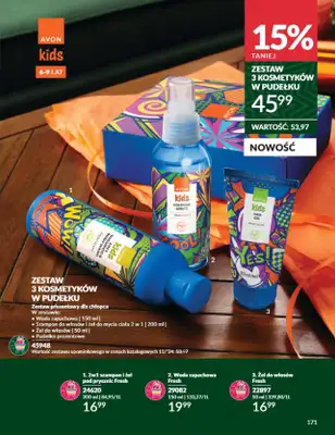 AVON - gazetka promocyjna Katalog listopad 2024 od czwartku 31.10 do soboty 30.11 - strona 171 AVON - gazetka promocyjna Katalog listopad 2024 od czwartku 31.10 do soboty 30.11 - strona 171