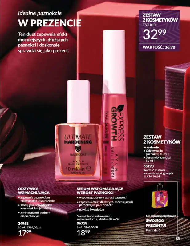 AVON - gazetka promocyjna Katalog listopad 2024 od czwartku 31.10 do soboty 30.11 - strona 85
