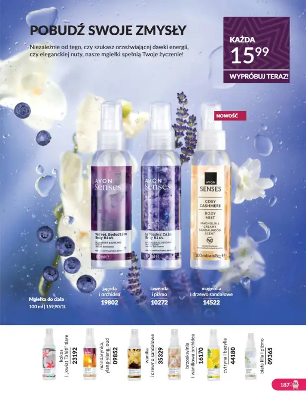 AVON - gazetka promocyjna Katalog listopad 2024 od czwartku 31.10 do soboty 30.11 - strona 187
