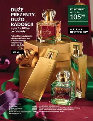 AVON - gazetka promocyjna Katalog listopad 2024 od czwartku 31.10 do soboty 30.11 - strona 101 AVON - gazetka promocyjna Katalog listopad 2024 od czwartku 31.10 do soboty 30.11 - strona 101