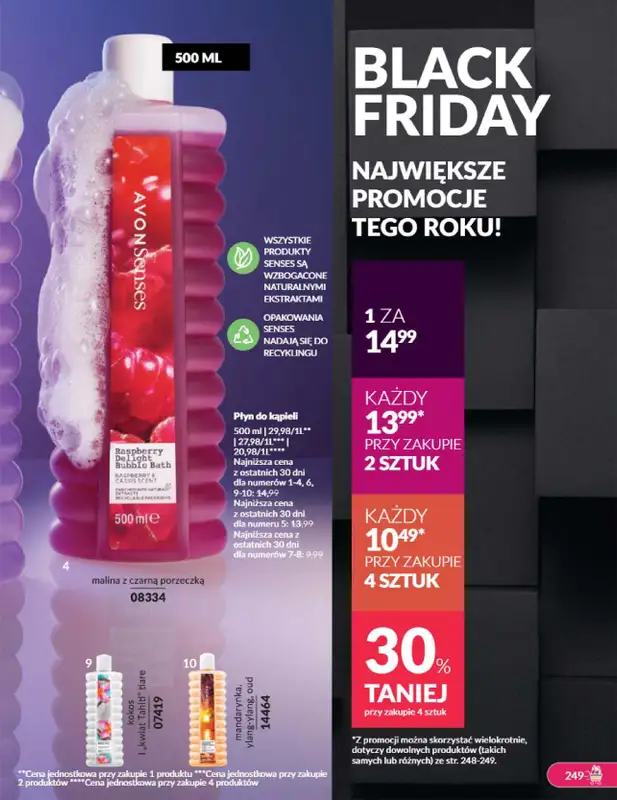 AVON - gazetka promocyjna Katalog listopad 2024 od czwartku 31.10 do soboty 30.11 - strona 249