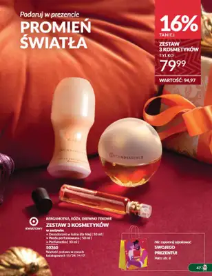 AVON - gazetka promocyjna Katalog listopad 2024 od czwartku 31.10 do soboty 30.11 - strona 47 AVON - gazetka promocyjna Katalog listopad 2024 od czwartku 31.10 do soboty 30.11 - strona 47