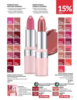 AVON - gazetka promocyjna Katalog listopad 2024 od czwartku 31.10 do soboty 30.11 - strona 77 AVON - gazetka promocyjna Katalog listopad 2024 od czwartku 31.10 do soboty 30.11 - strona 77