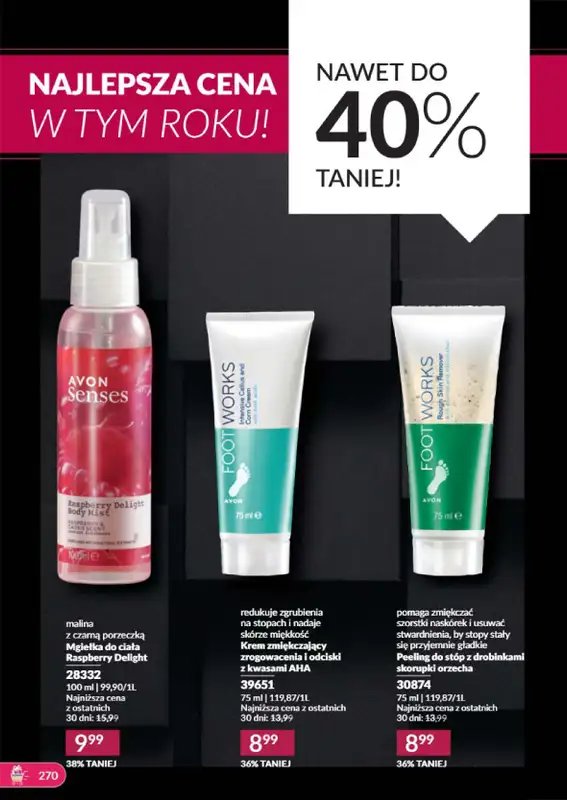 AVON - gazetka promocyjna Katalog listopad 2024 od czwartku 31.10 do soboty 30.11 - strona 270