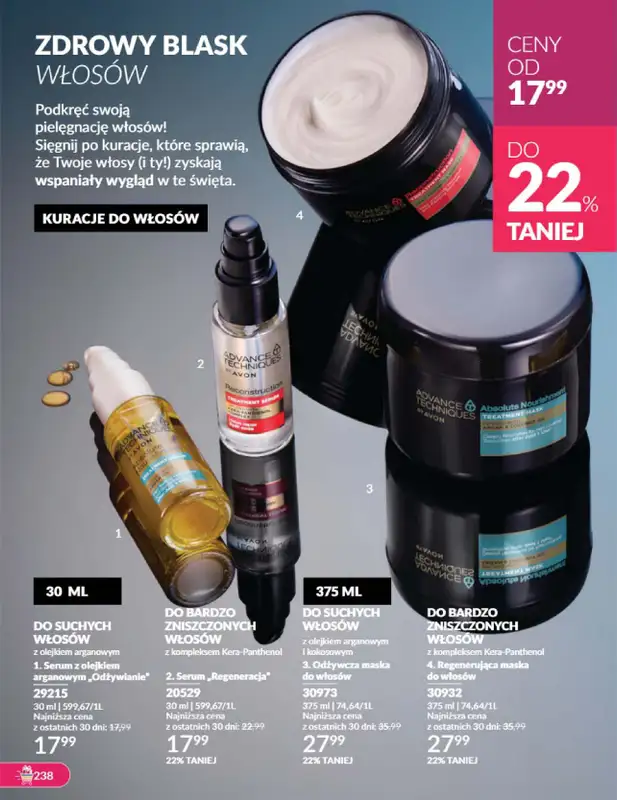 AVON - gazetka promocyjna Katalog listopad 2024 od czwartku 31.10 do soboty 30.11 - strona 238