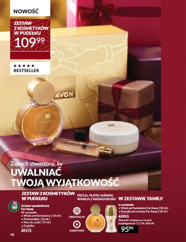 AVON - gazetka promocyjna Katalog listopad 2024 od czwartku 31.10 do soboty 30.11 - strona 48