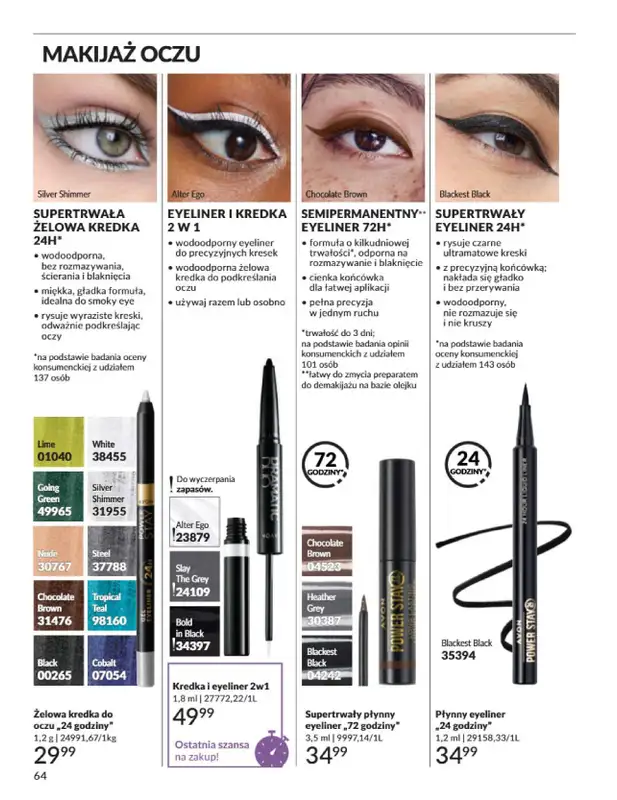 AVON - gazetka promocyjna Katalog listopad 2024 od czwartku 31.10 do soboty 30.11 - strona 64