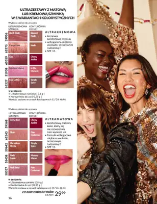AVON - gazetka promocyjna Katalog listopad 2024 od czwartku 31.10 do soboty 30.11 - strona 16 AVON - gazetka promocyjna Katalog listopad 2024 od czwartku 31.10 do soboty 30.11 - strona 16