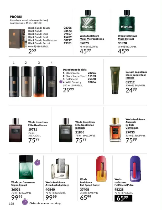 AVON - gazetka promocyjna Katalog listopad 2024 od czwartku 31.10 do soboty 30.11 - strona 128