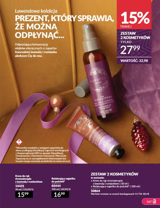 AVON - gazetka promocyjna Katalog listopad 2024 od czwartku 31.10 do soboty 30.11 - strona 167