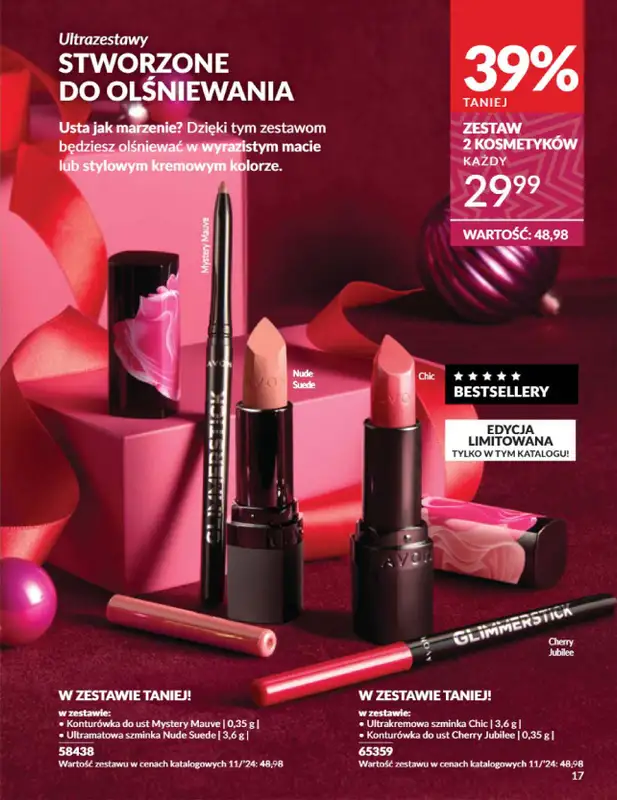 AVON - gazetka promocyjna Katalog listopad 2024 od czwartku 31.10 do soboty 30.11 - strona 17