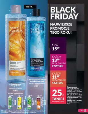 AVON - gazetka promocyjna Katalog listopad 2024 od czwartku 31.10 do soboty 30.11 - strona 247 AVON - gazetka promocyjna Katalog listopad 2024 od czwartku 31.10 do soboty 30.11 - strona 247