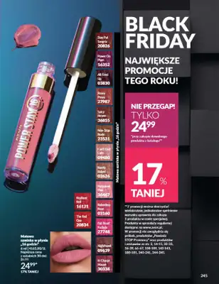 AVON - gazetka promocyjna Katalog listopad 2024 od czwartku 31.10 do soboty 30.11 - strona 245 AVON - gazetka promocyjna Katalog listopad 2024 od czwartku 31.10 do soboty 30.11 - strona 245