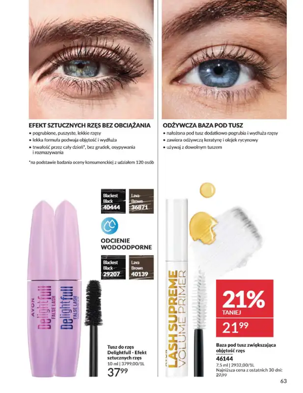 AVON - gazetka promocyjna Katalog listopad 2024 od czwartku 31.10 do soboty 30.11 - strona 63