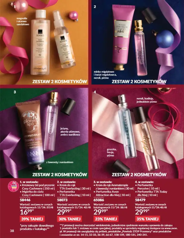 AVON - gazetka promocyjna Katalog listopad 2024 od czwartku 31.10 do soboty 30.11 - strona 38