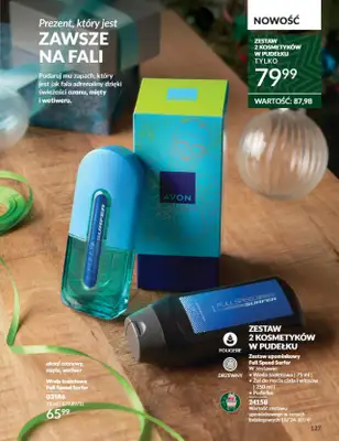 AVON - gazetka promocyjna Katalog listopad 2024 od czwartku 31.10 do soboty 30.11 - strona 127 AVON - gazetka promocyjna Katalog listopad 2024 od czwartku 31.10 do soboty 30.11 - strona 127