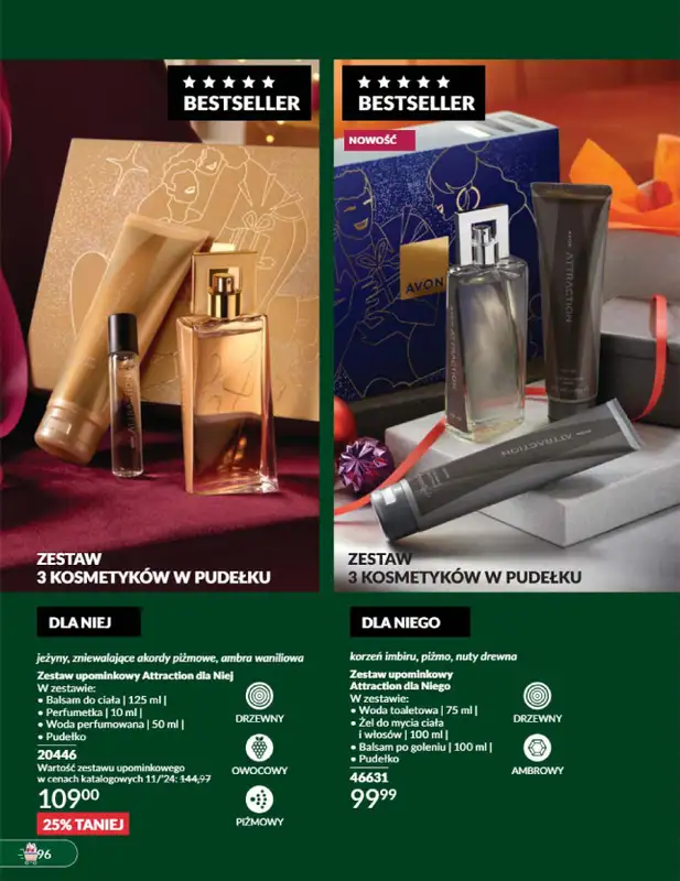 AVON - gazetka promocyjna Katalog listopad 2024 od czwartku 31.10 do soboty 30.11 - strona 96