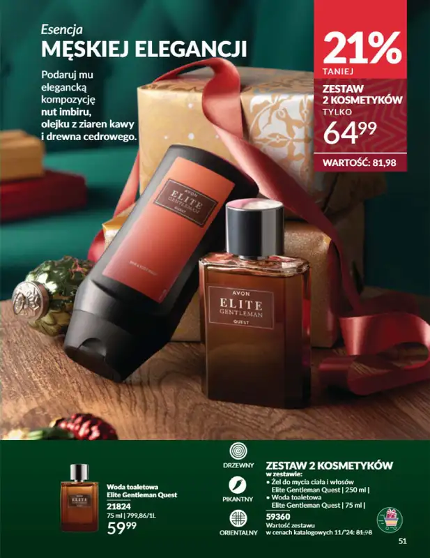 AVON - gazetka promocyjna Katalog listopad 2024 od czwartku 31.10 do soboty 30.11 - strona 51