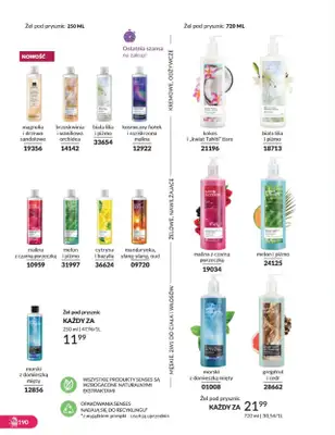 AVON - gazetka promocyjna Katalog listopad 2024 od czwartku 31.10 do soboty 30.11 - strona 190 AVON - gazetka promocyjna Katalog listopad 2024 od czwartku 31.10 do soboty 30.11 - strona 190