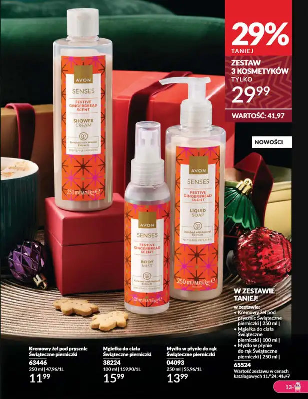 AVON - gazetka promocyjna Katalog listopad 2024 od czwartku 31.10 do soboty 30.11 - strona 13