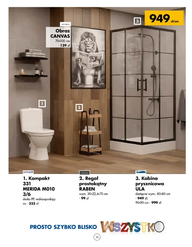 PSB Mrówka - gazetka promocyjna Gazetka od czwartku 07.11 do soboty 16.11 - strona 13