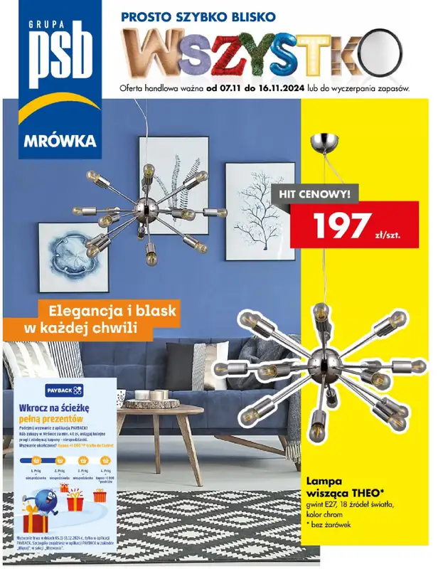 PSB Mrówka - gazetka promocyjna Gazetka od czwartku 07.11 do soboty 16.11