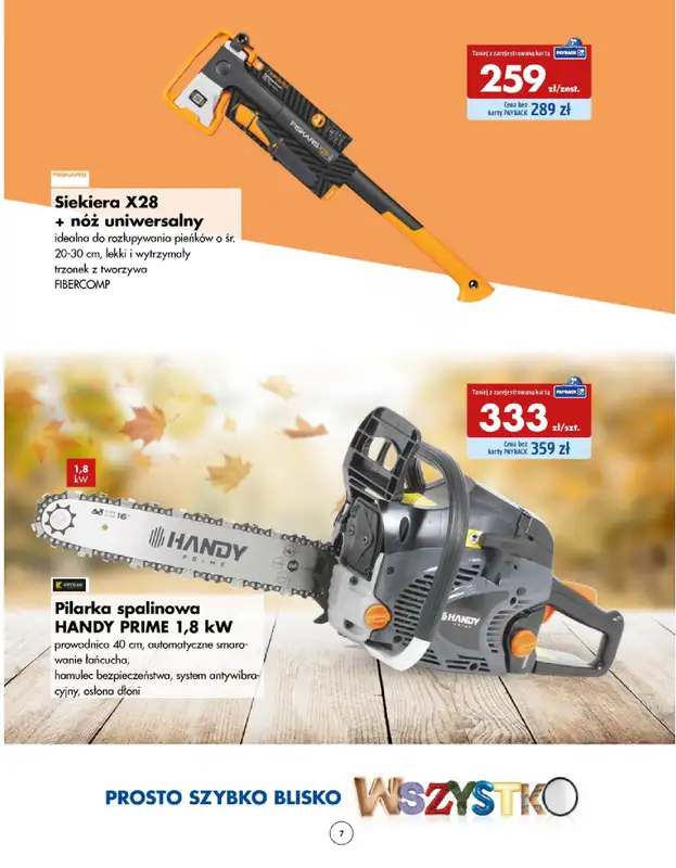 PSB Mrówka - gazetka promocyjna Gazetka od czwartku 07.11 do soboty 16.11 - strona 7