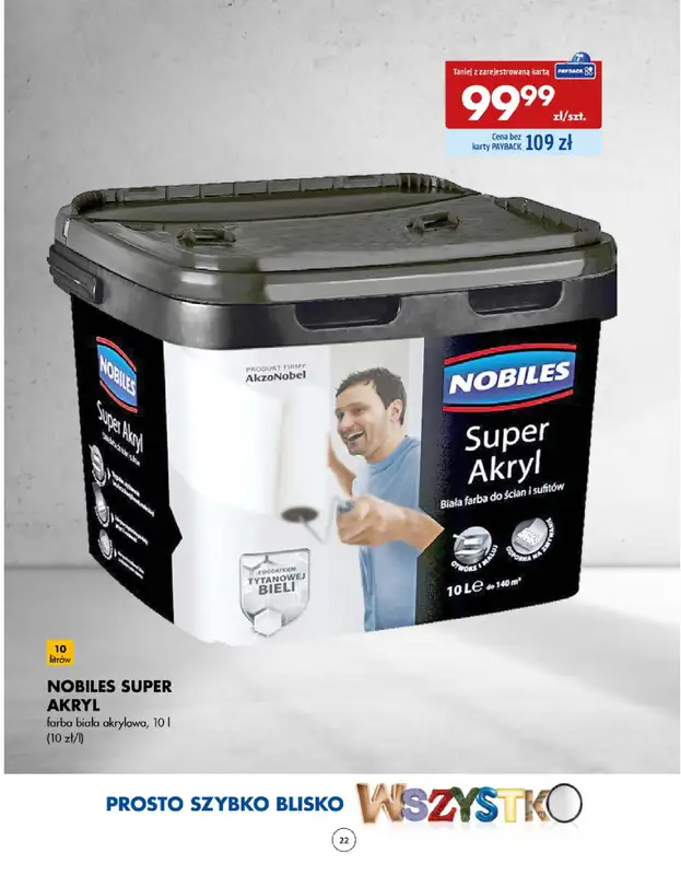 PSB Mrówka - gazetka promocyjna Gazetka od czwartku 07.11 do soboty 16.11 - strona 22