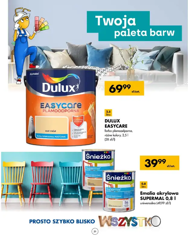 PSB Mrówka - gazetka promocyjna Gazetka od czwartku 07.11 do soboty 16.11 - strona 21