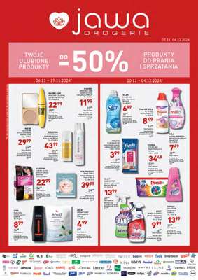 Drogerie Jawa - gazetka promocyjna Gazetka od wtorku 05.11 do środy 04.12