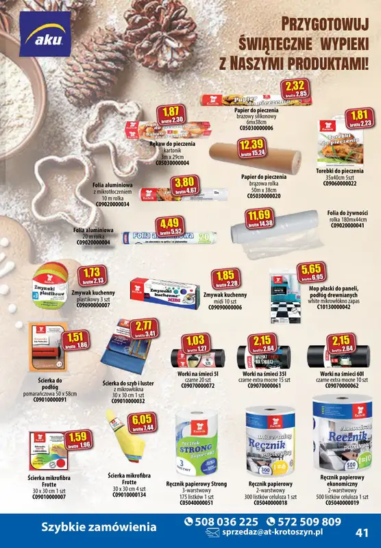 A-T - gazetka promocyjna Produkty chemiczne od wtorku 05.11 do soboty 30.11 - strona 41