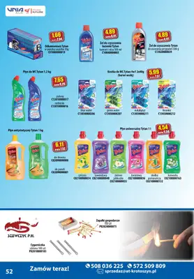 A-T - gazetka promocyjna Produkty chemiczne od wtorku 05.11 do soboty 30.11 - strona 52