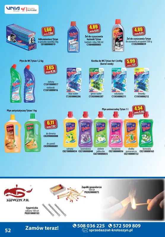 A-T - gazetka promocyjna Produkty chemiczne od wtorku 05.11 do soboty 30.11 - strona 52