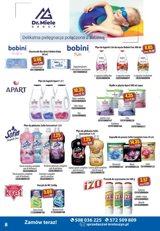 A-T - gazetka promocyjna Produkty chemiczne od wtorku 05.11 do soboty 30.11 - strona 8