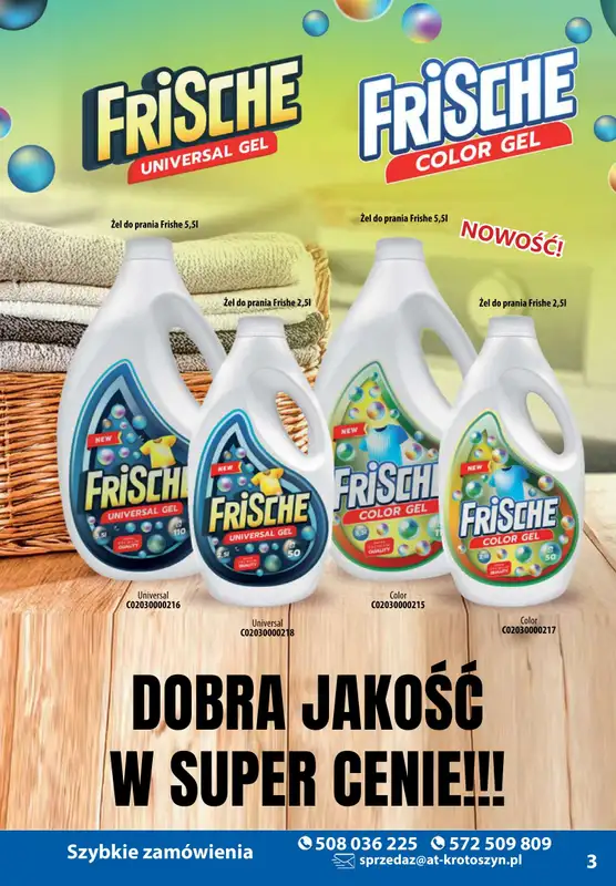 A-T - gazetka promocyjna Produkty chemiczne od wtorku 05.11 do soboty 30.11 - strona 3