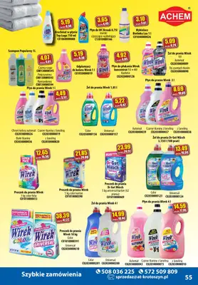 A-T - gazetka promocyjna Produkty chemiczne od wtorku 05.11 do soboty 30.11 - strona 55
