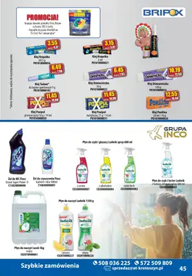 A-T - gazetka promocyjna Produkty chemiczne od wtorku 05.11 do soboty 30.11 - strona 45