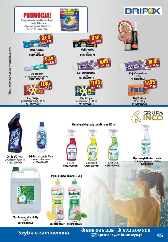 A-T - gazetka promocyjna Produkty chemiczne od wtorku 05.11 do soboty 30.11 - strona 45
